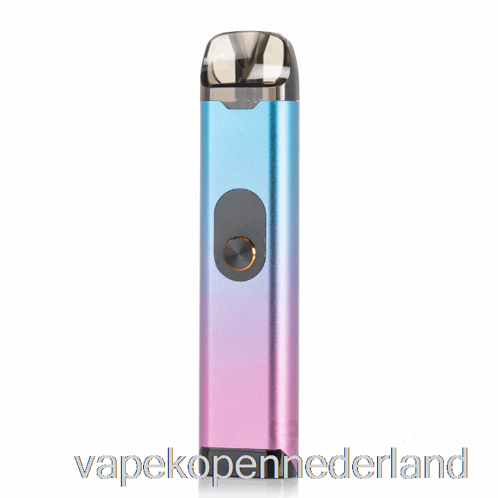 Elektronische Sigaret Vape Hellvape Eir 18w Pod-systeem Lichtblauw Roze